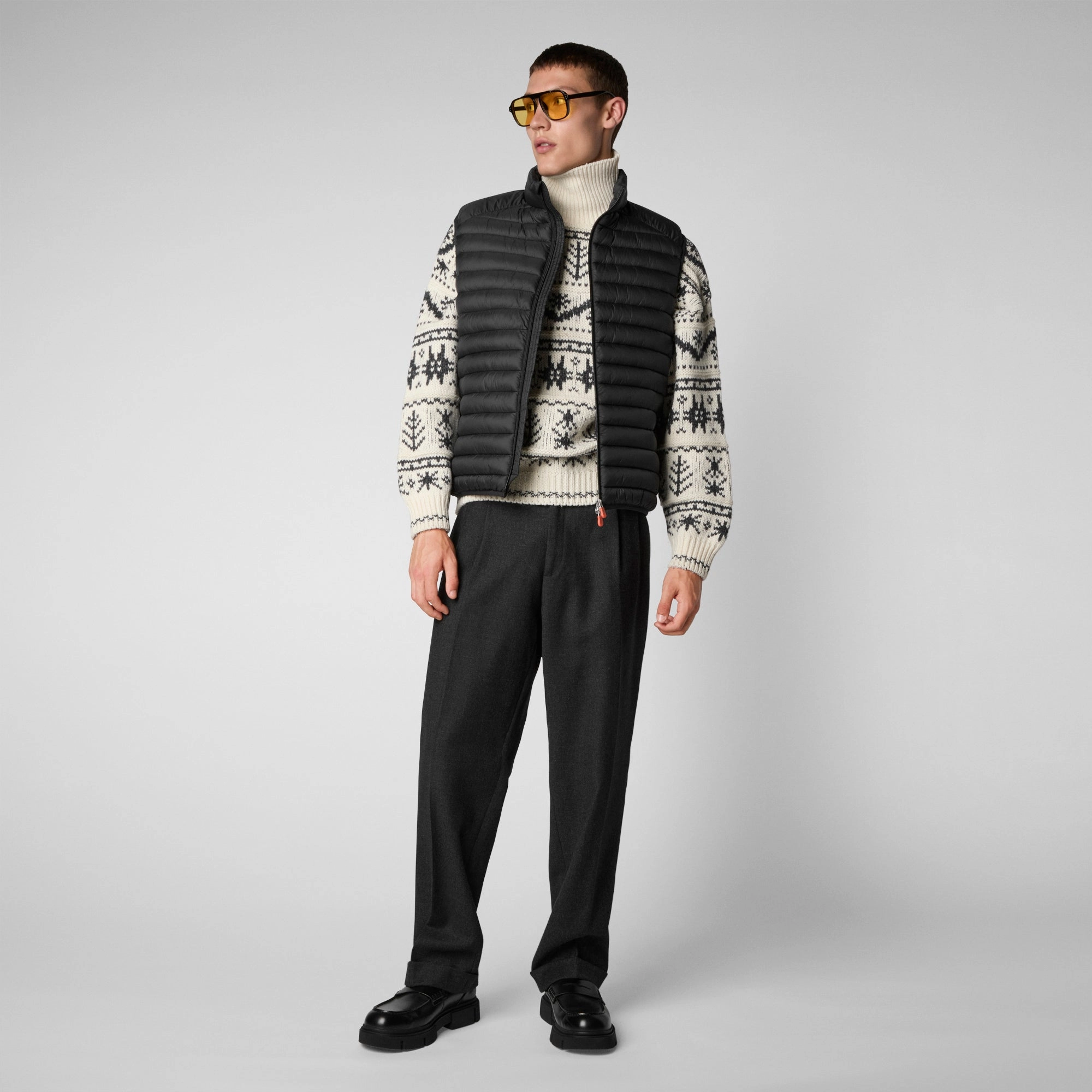 Men's Adam Puffer Vest In Black