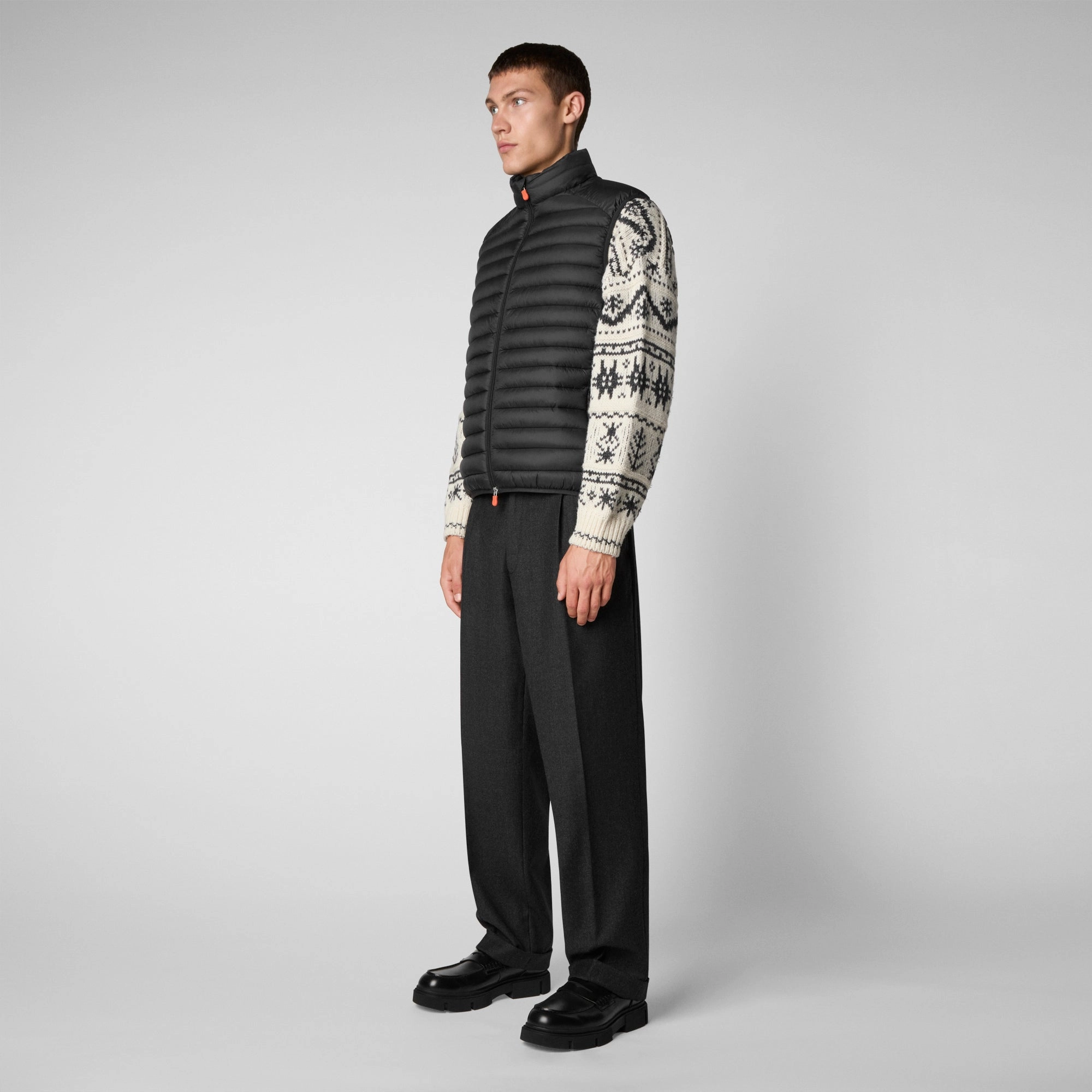 Men's Adam Puffer Vest In Black