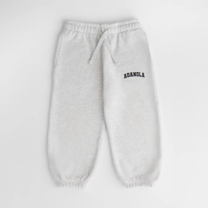 Mini Varsity Sweatpants - Light Grey Melange/Black