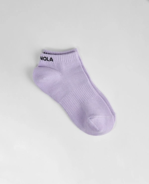Pilates Grip Socks - Lilac