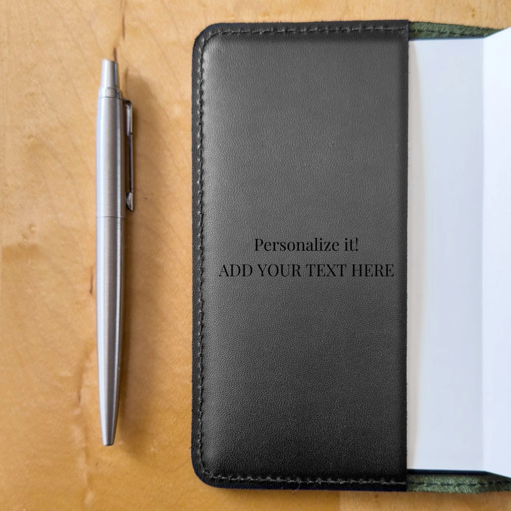Pocket Notebook Cover, Raven