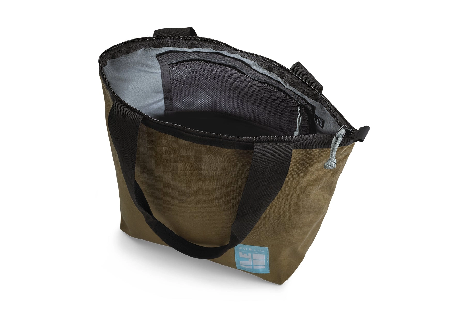 Public Front Basket Tote Bag