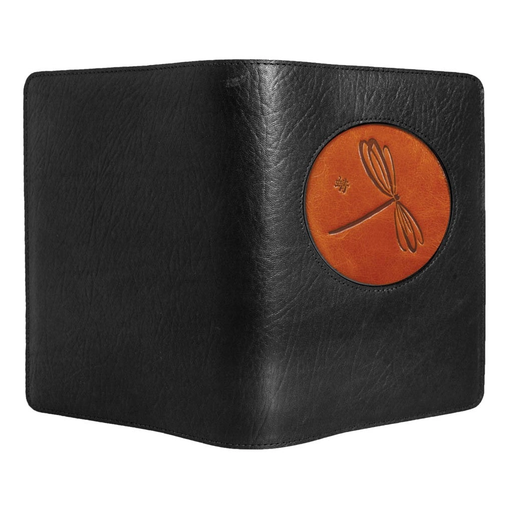 Refillable Leather Icon Journal, Dragonfly