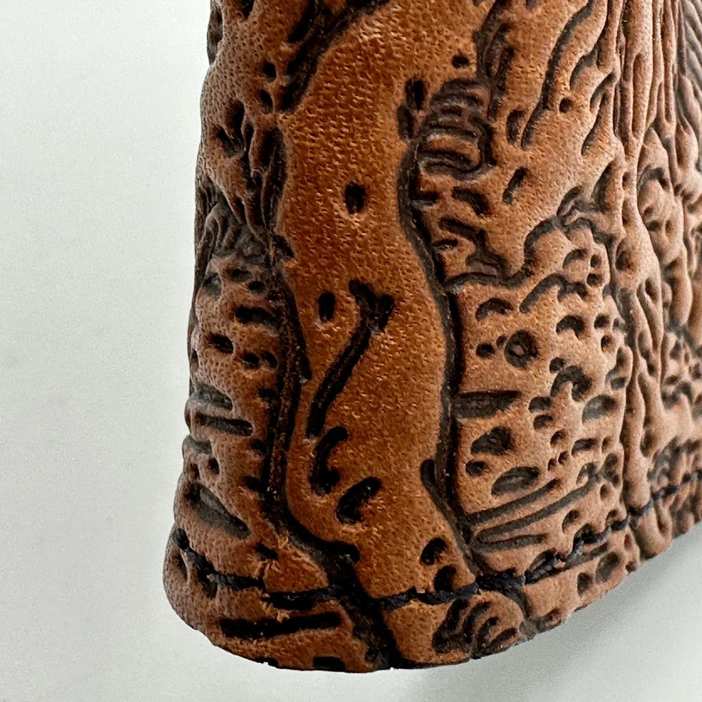 SECOND, Checkbook Cover, Tree of Life in Saddle
