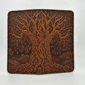 SECOND, Checkbook Cover, Tree of Life in Saddle