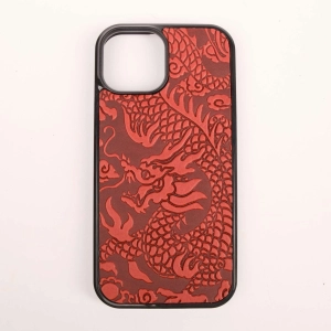 SECOND, iPhone 15 Case, Cloud Dragon in Red