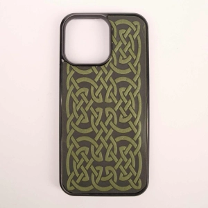 SECOND, iPhone 15 Pro Max Case, Bold Celtic in Fern