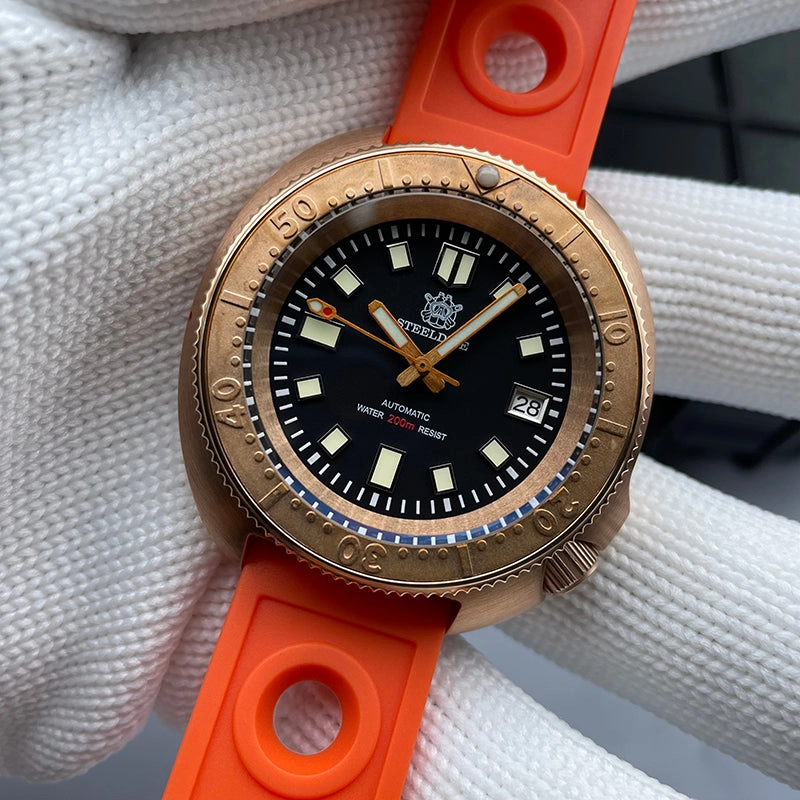 Steeldive 1970S Bronze Captain Willard 6105 Watch V2