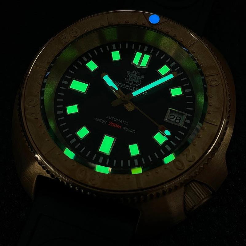 Steeldive 1970S Bronze Captain Willard 6105 Watch V2