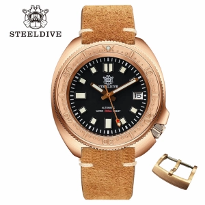 Steeldive 1970S Bronze Captain Willard 6105 Watch V2