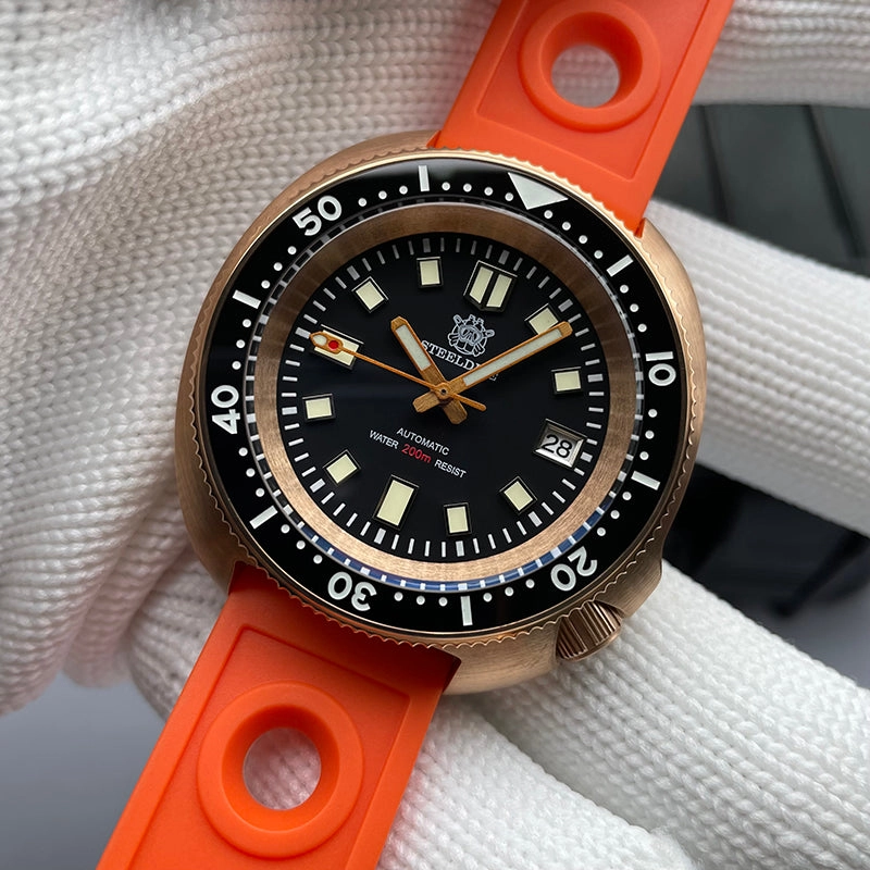 Steeldive 1970S Bronze Captain Willard 6105 Watch V2