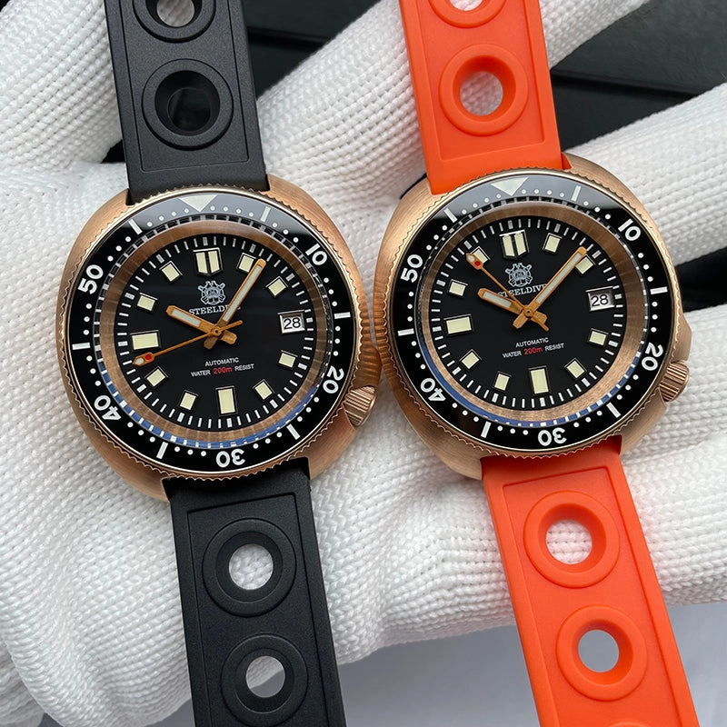 Steeldive 1970S Bronze Captain Willard 6105 Watch V2