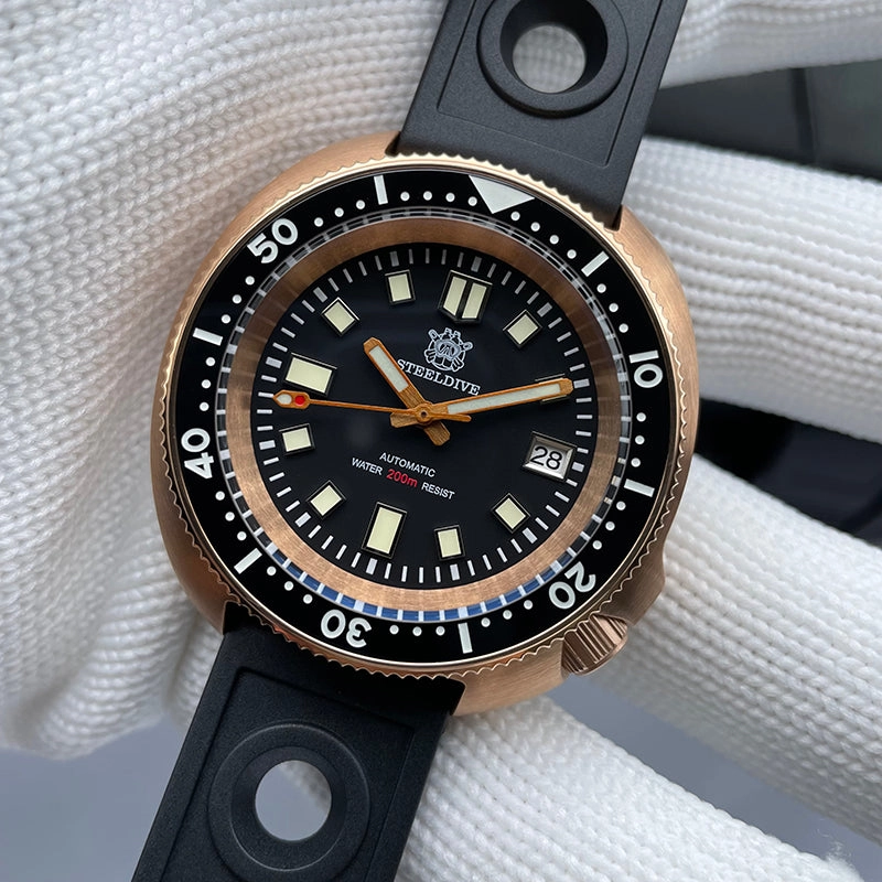 Steeldive 1970S Bronze Captain Willard 6105 Watch V2
