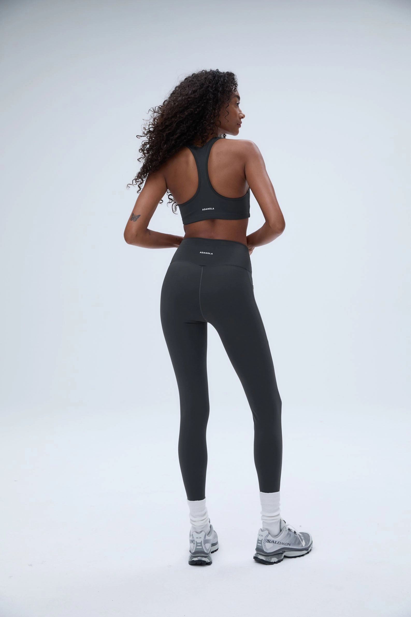 Ultimate Scoop Neck Racer Back Bra - Graphite Grey