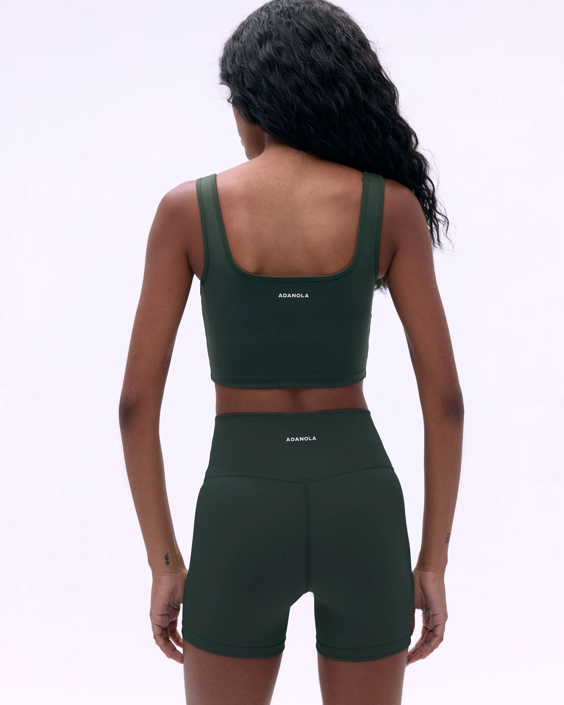 Ultimate Square Neck Bra - Dark Olive