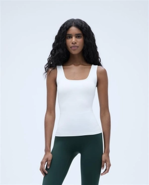Ultimate Square Neck Top - White