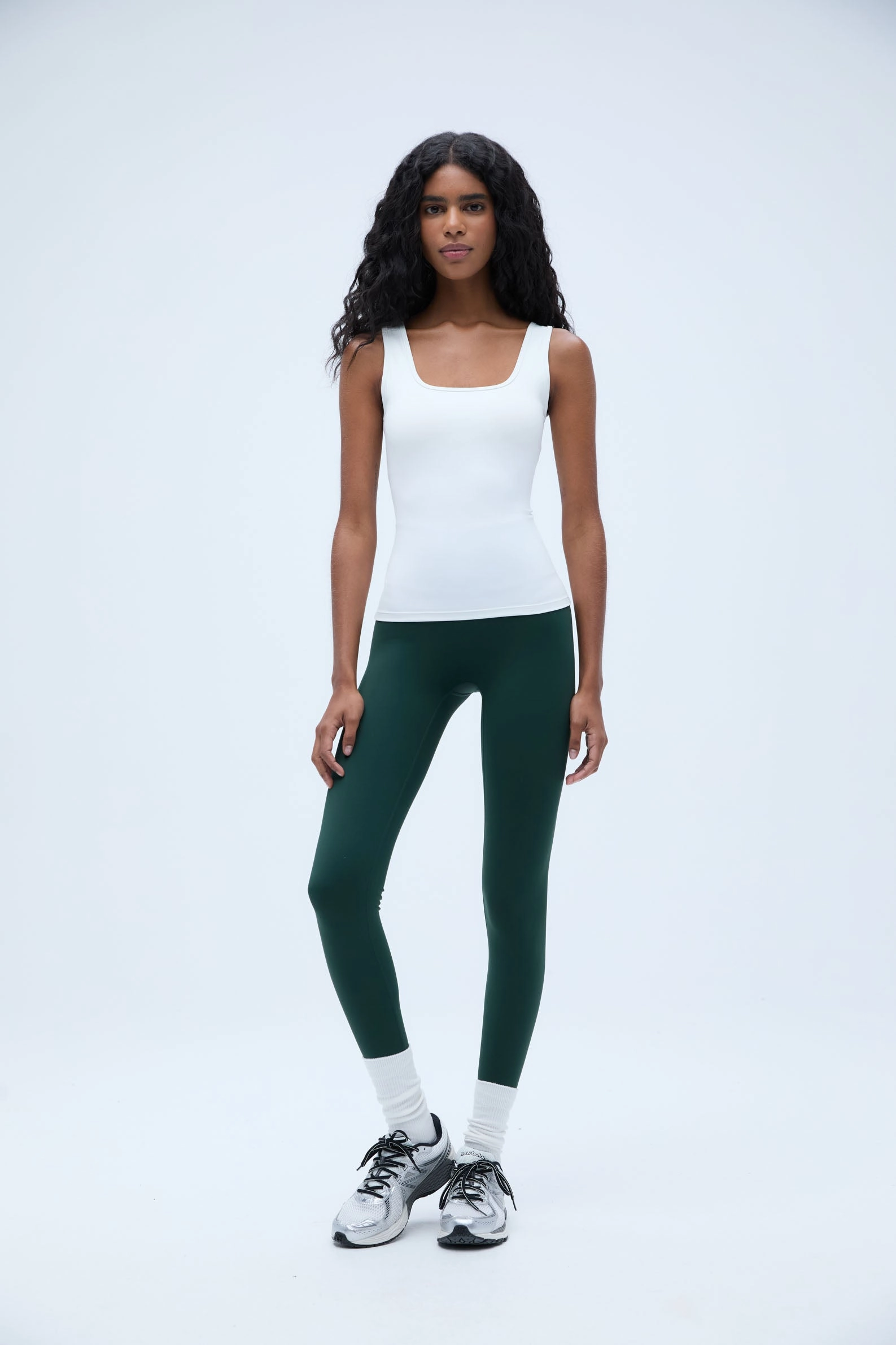 Ultimate Square Neck Top - White