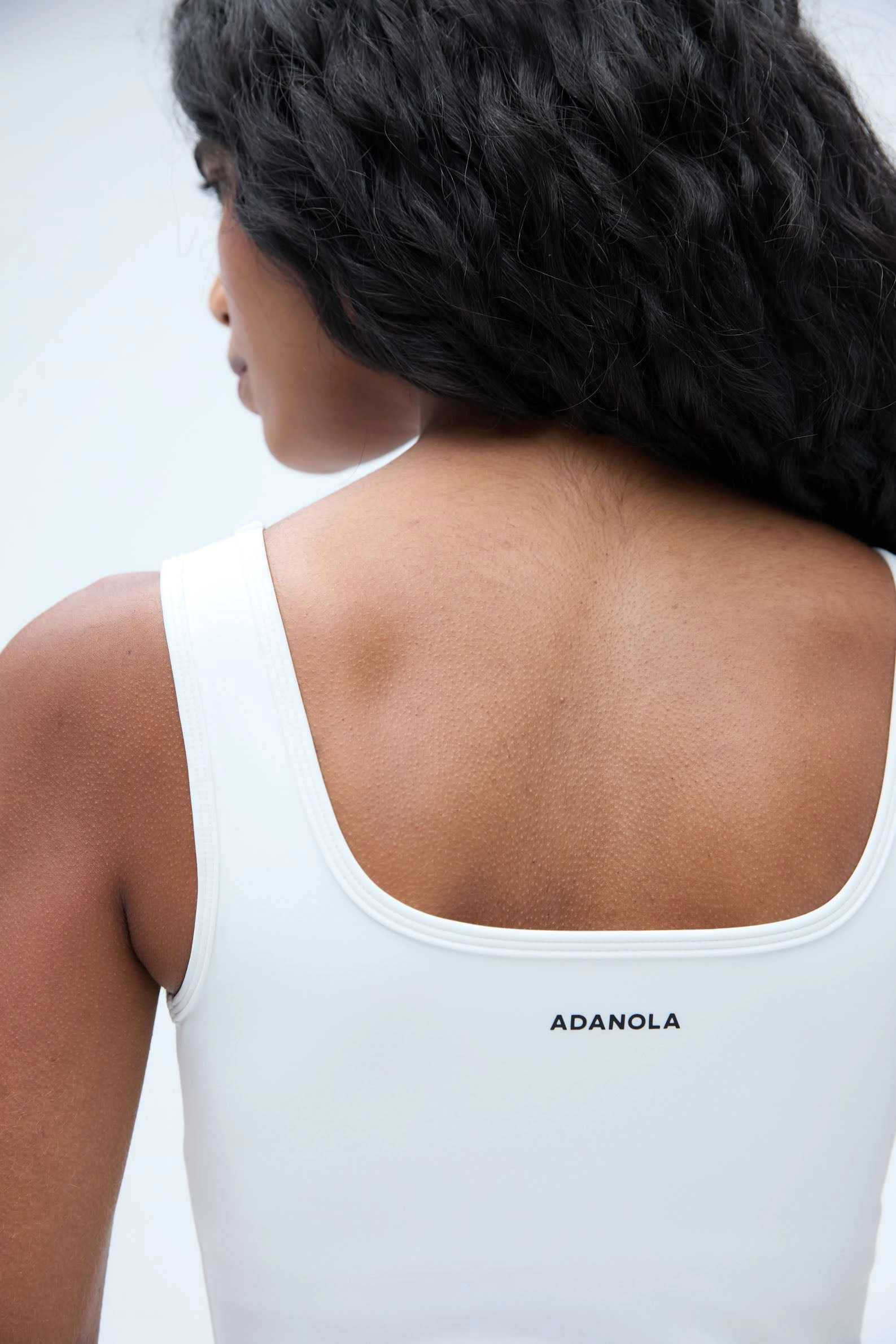 Ultimate Square Neck Top - White