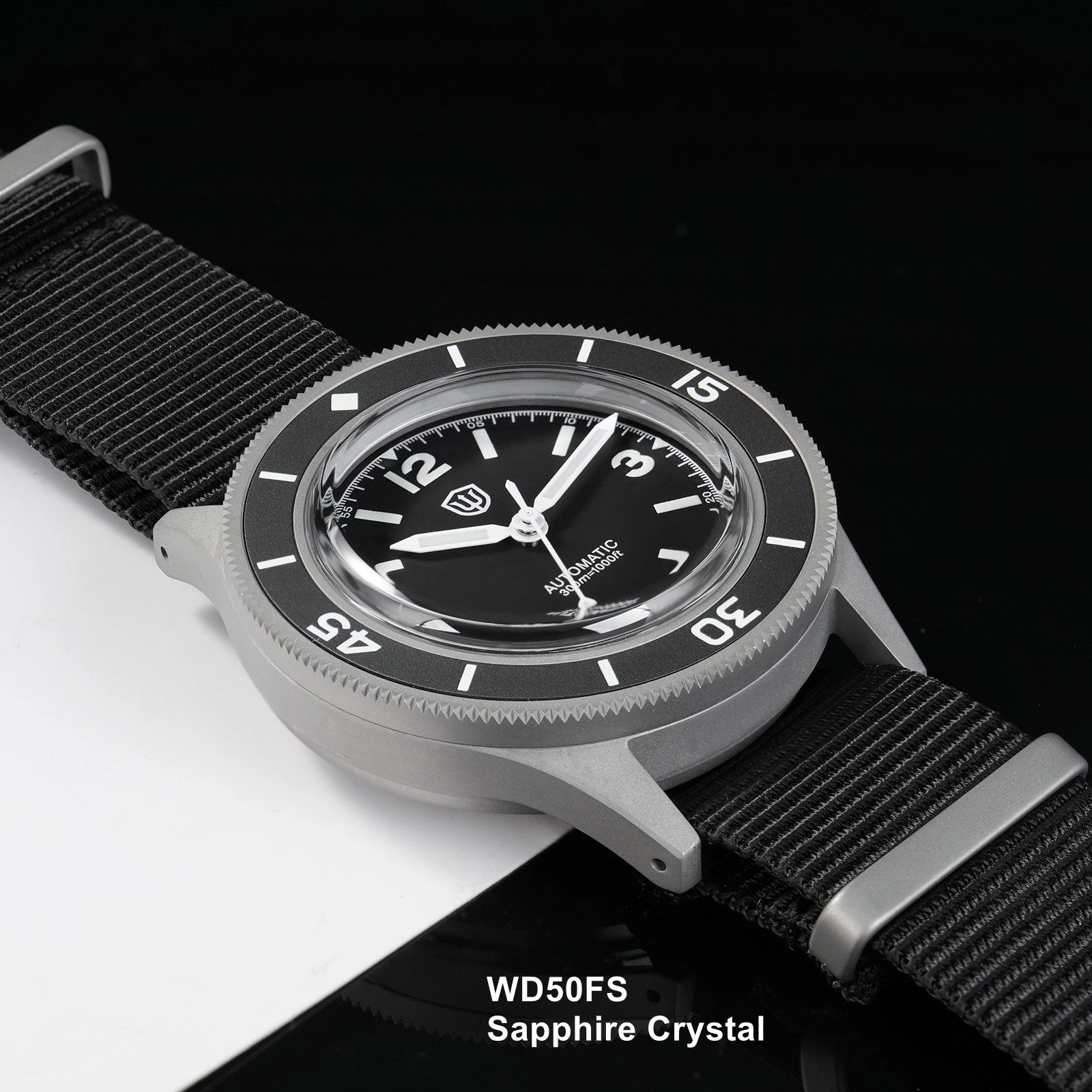 ★WeeklyDeals★Watchdives Vintage 50-Fathoms NH35 Dive Watch V2