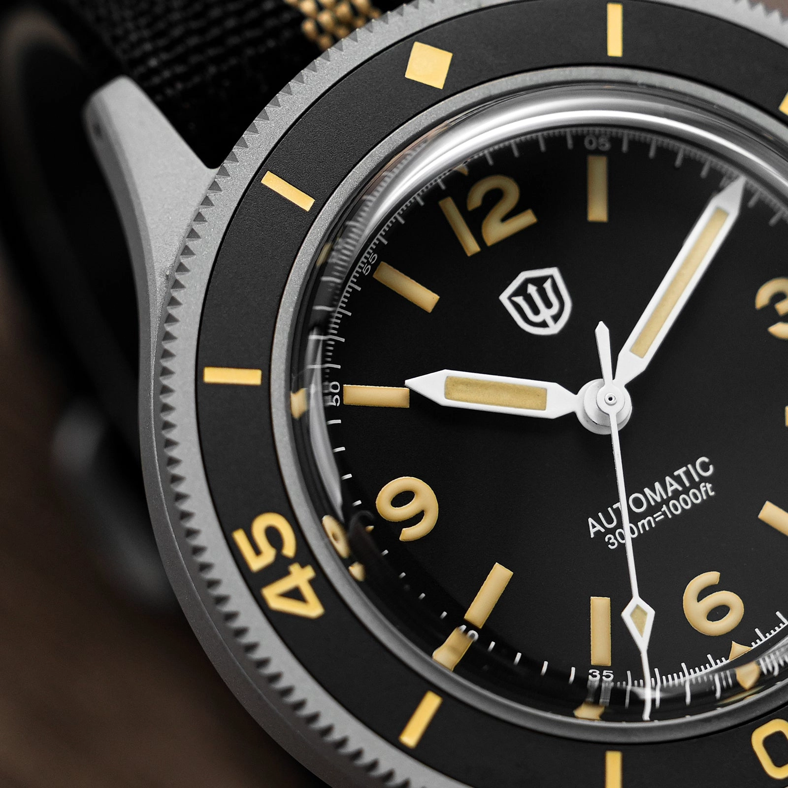 ★WeeklyDeals★Watchdives Vintage 50-Fathoms NH35 Dive Watch V2