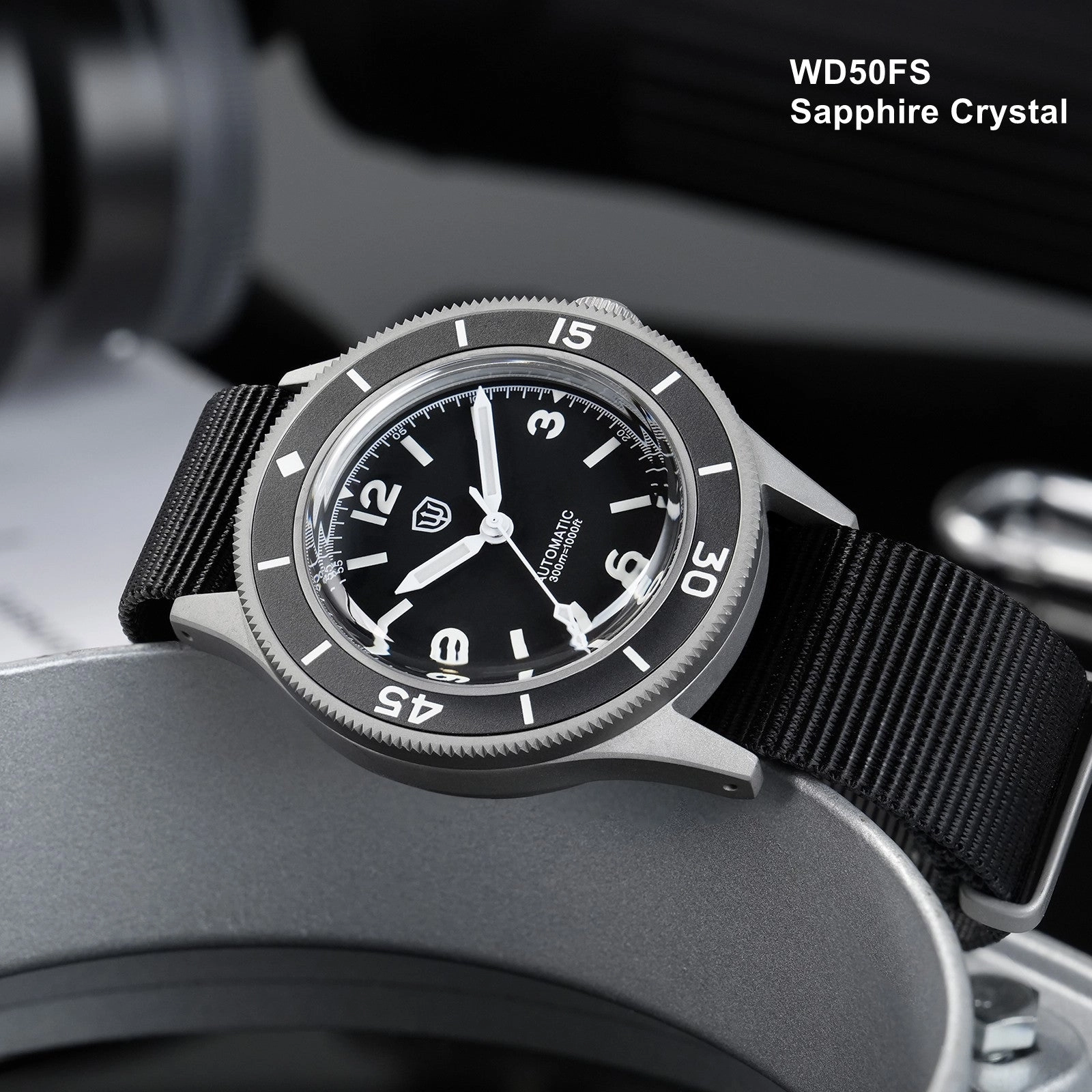 ★WeeklyDeals★Watchdives Vintage 50-Fathoms NH35 Dive Watch V2