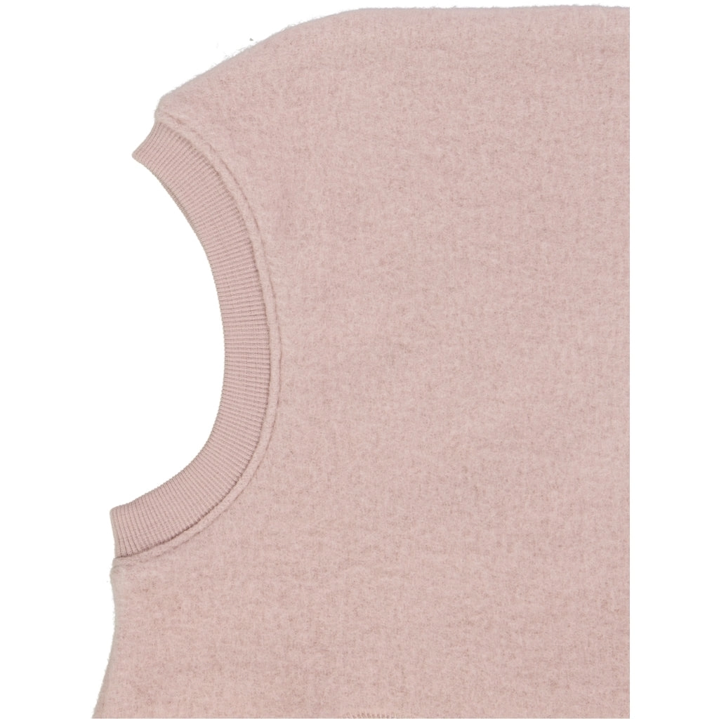 Wool Fleece Balaclave - rose powder