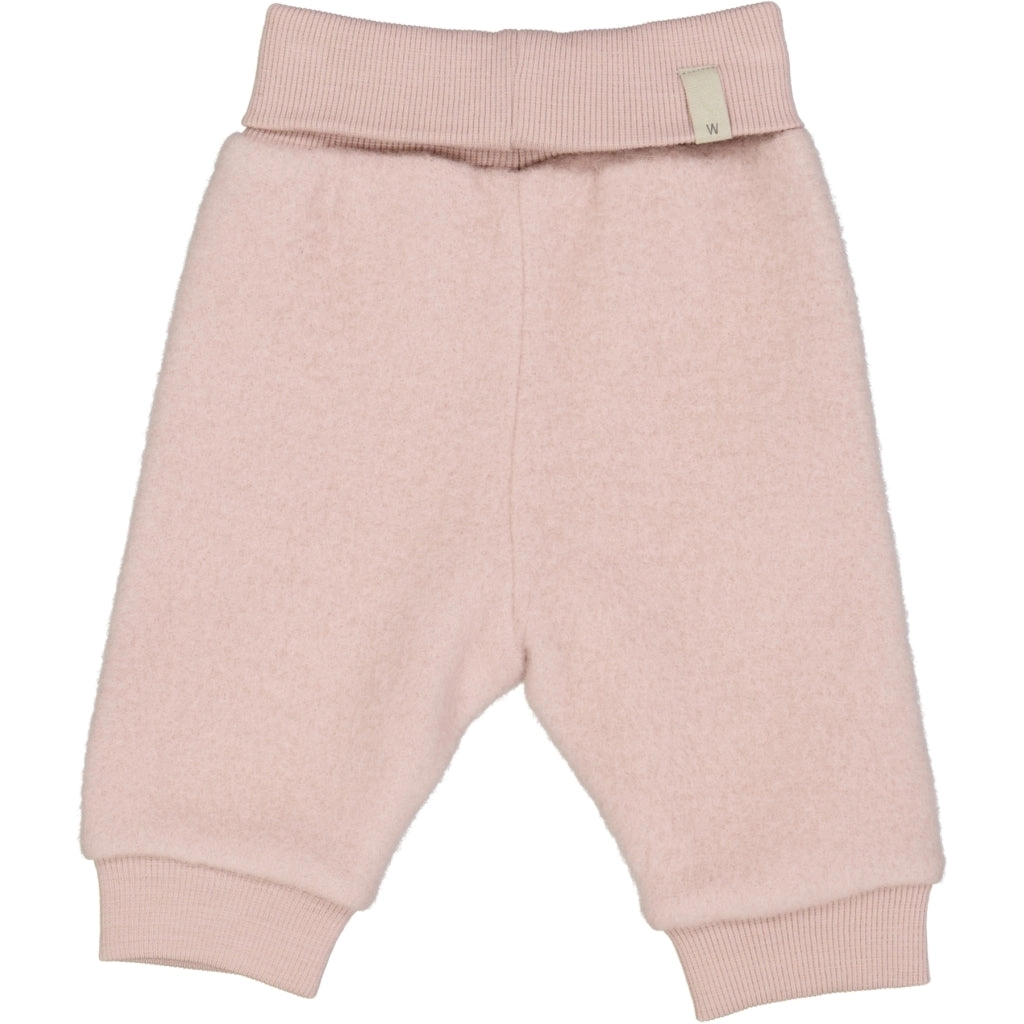Wool Fleece Trousers - rose powder