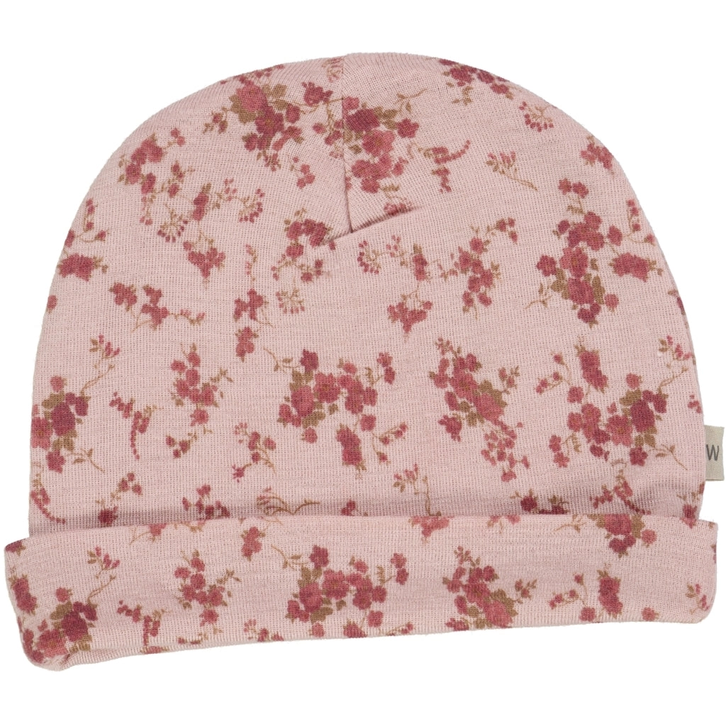 Wool Hat - rose flowers
