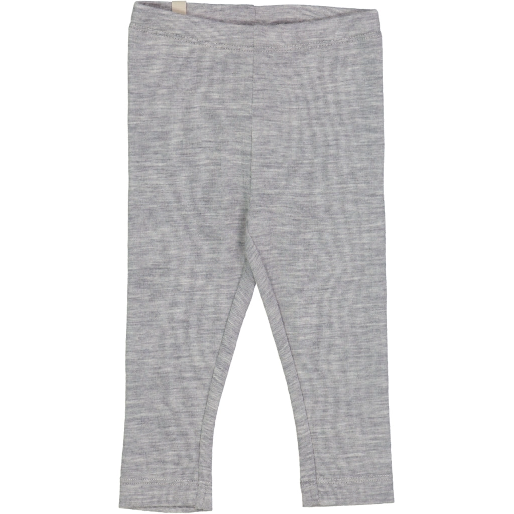 Wool Leggings - melange grey