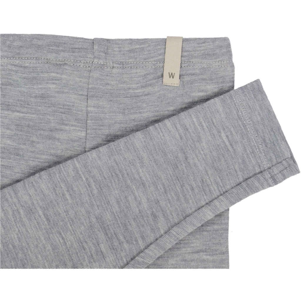 Wool Leggings - melange grey