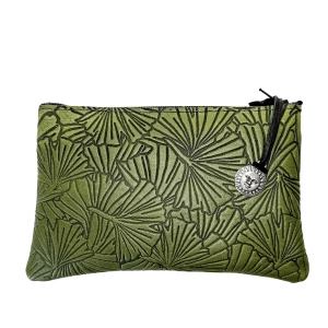 Zipper Pouch, Ginkgo