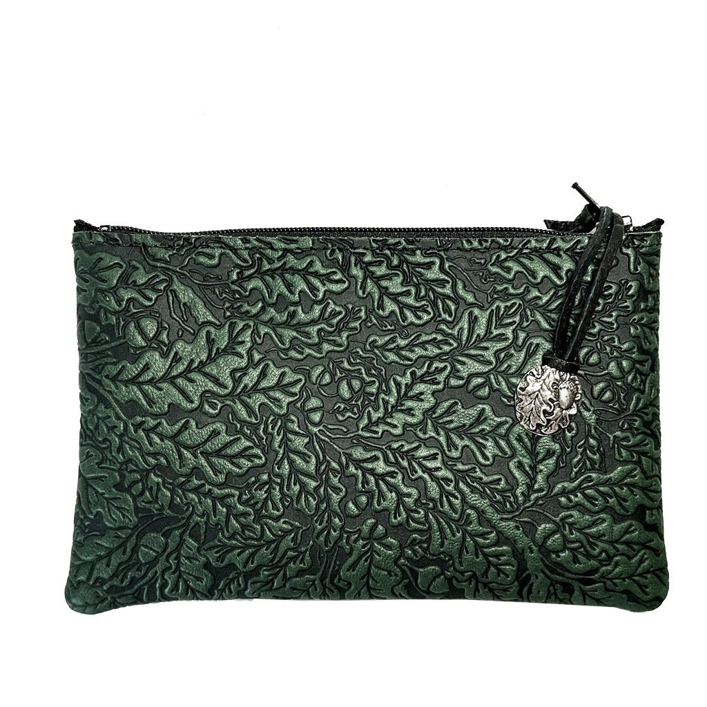 Zipper Pouch, Oak Leaves